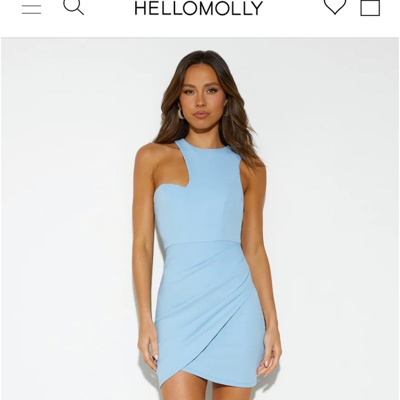 Hello Molly Dresses & Skirts - Hello Molly Mini Dress! Baby blue ~ size small.